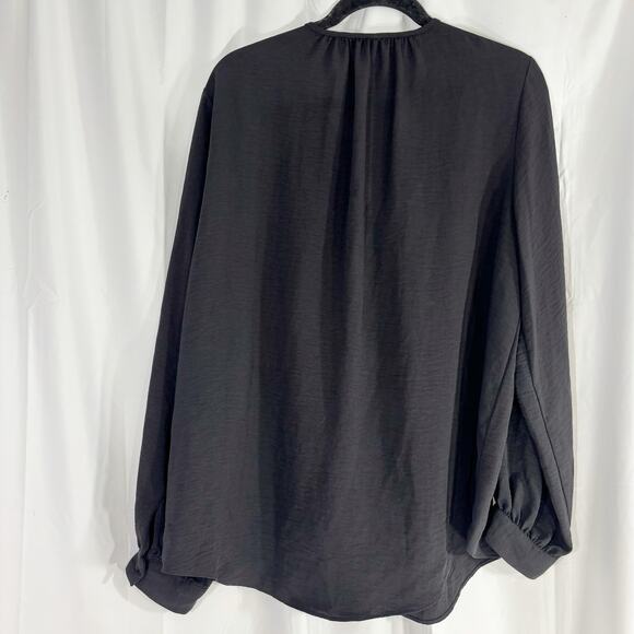 Women's Nine West Button Front Balloon Sleeve Tunic XXL - Picture 4 of 6